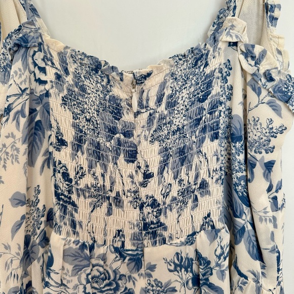 Reformation Marin Floral Minidress in Pompadour Size 12 - Picture 10 of 12